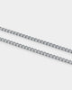 NXS 3mm Micro Cuban Chain White Gold