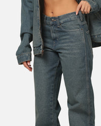 Dickies Thomasville Straight Leg Jeans Khaki Tinted Blue