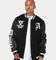 The Anti Order Dead Pixel Leather Varsity Jacket Black/White