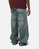 Ed Hardy Dragon Ultra Wide Jeans Mid Blue