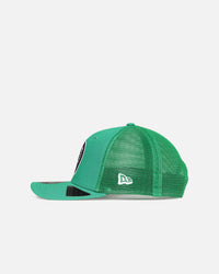 New Era Boston Celtics 'HWC' 9SEVENTY Trucker Stretch Snapback Green Med