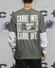 Carre Rear Vision Long Sleeve T-Shirt Green/White