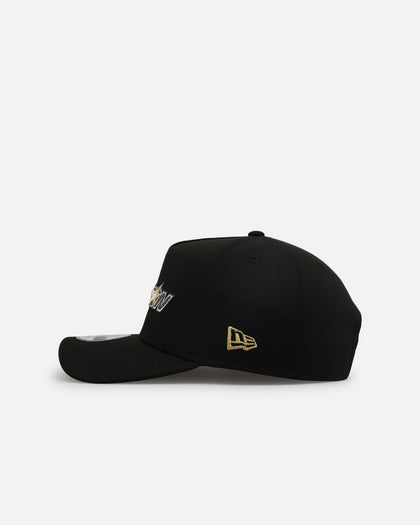 New Era Houston Astros 'Metallic Wordmark' 9FORTY A-Frame Snapback Black