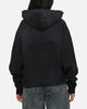 73Studio Marvel Spider-Man Battle Torn Zip Hoodie Washed Black