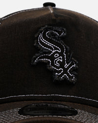 New Era Chicago White Sox 'Distressed And Worn' 9FORTY A-Frame Casual Strapback Black