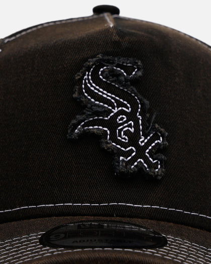 New Era Chicago White Sox 'Distressed And Worn' 9FORTY A-Frame Casual Strapback Black
