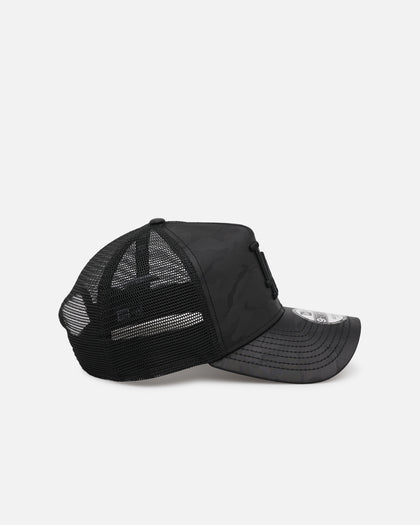 New Era Los Angeles Dodgers 'Camo' 9FORTY A-Frame Trucker Snapback Black