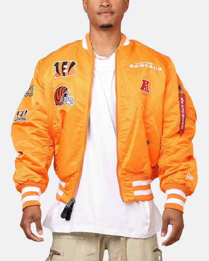 New Era X Alpha Series X NFL Cincinnati Bengals MA-1 Bomber Jacket