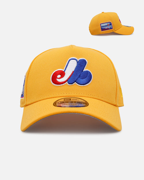 New Era Montreal Expos 'Sunshine' 9FORTY A-Frame Snapback Canary