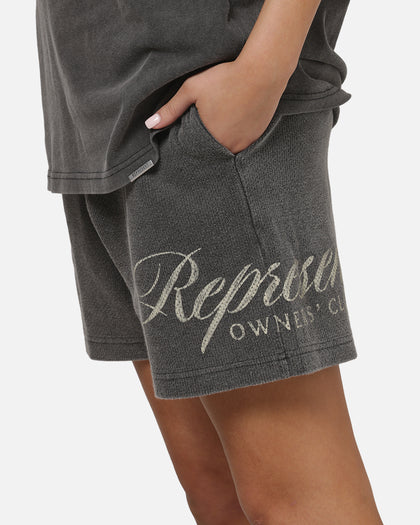 Represent Owners Club Script Shorts Vintage Grey