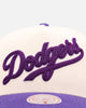 Mitchell & Ness Los Angeles Dodgers 'Chainstitch Wordmark' Pro Pinch Snapback Purple