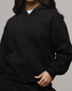 American Thrift Women's Classic Zip Hoodie Black
