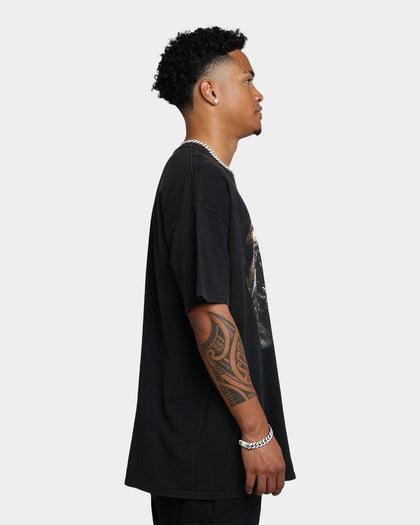 Goat Crew Bulldog Vintage T-Shirt Black Wash