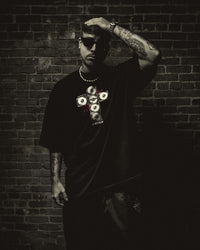 Loiter x After Midnight Cross T-Shirt Black