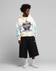 Loiter Hearts Zip Hoodie Off White