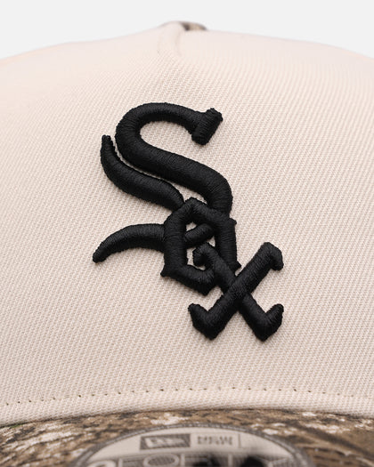 New Era Chicago White Sox 'Realtree Visor' 9FORTY A-Frame Snapback Cream/Camo