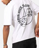 Carre Shootout Oversized Ringer T-Shirt White