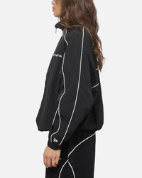 New Era Double Zip Track Jacket Black