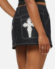 Ed Hardy Women's Steller Mini Skirt Mid Blue