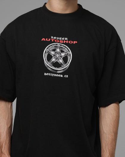 Loiter Body Shop T-Shirt Black
