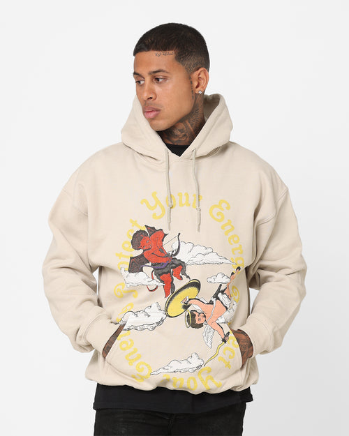 Goat Crew Protect Your Energy Hoodie Stone