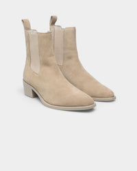 Saint Morta Nomad Pointy Toe Chelsea Boot Light Stone