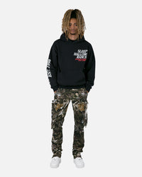 MNML D152 Cargo Straight Denim Pants Hunter Camo