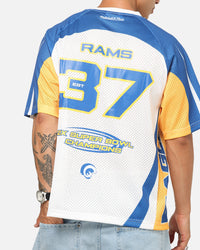 Mitchell & Ness Los Angeles Rams Warehouse Rave Jersey White/Blue/Yellow