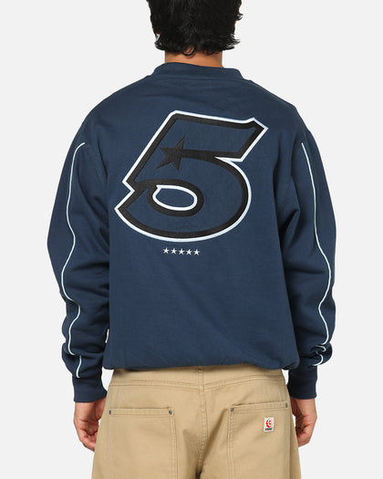 Carre International Star Crewneck Navy
