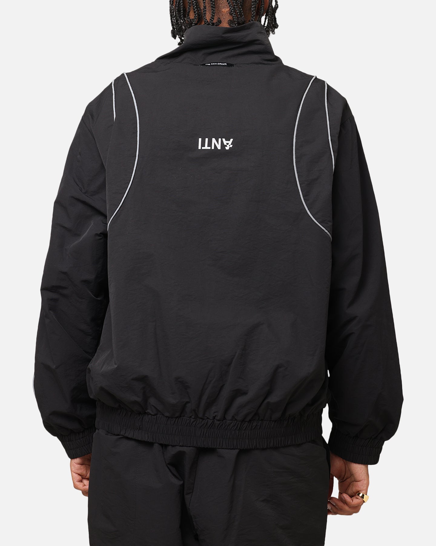 The Anti Order Stereo Nylon Track Jacket Black | Culture Kings US