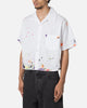 MNML Poplin Painter Short Sleeve Shirt White