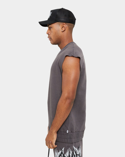 Carre Metalle Muscle Crewneck Washed Grey