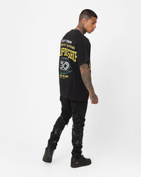 UFC By Goat Crew 30th Anniversary Vintage T-Shirt Black Wash