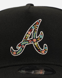 New Era Atlanta Braves 'Floral Forever' 9FORTY A-Frame Snapback Black