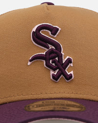 New Era Chicago White Sox 'Rustic Rose' 9FORTY A-Frame Trucker Snapback Wheat