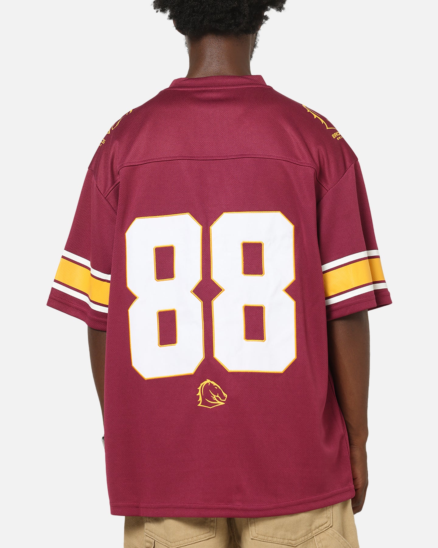 Bleacher Athletic Brisbane Broncos NRL Gridiron Mesh Jersey