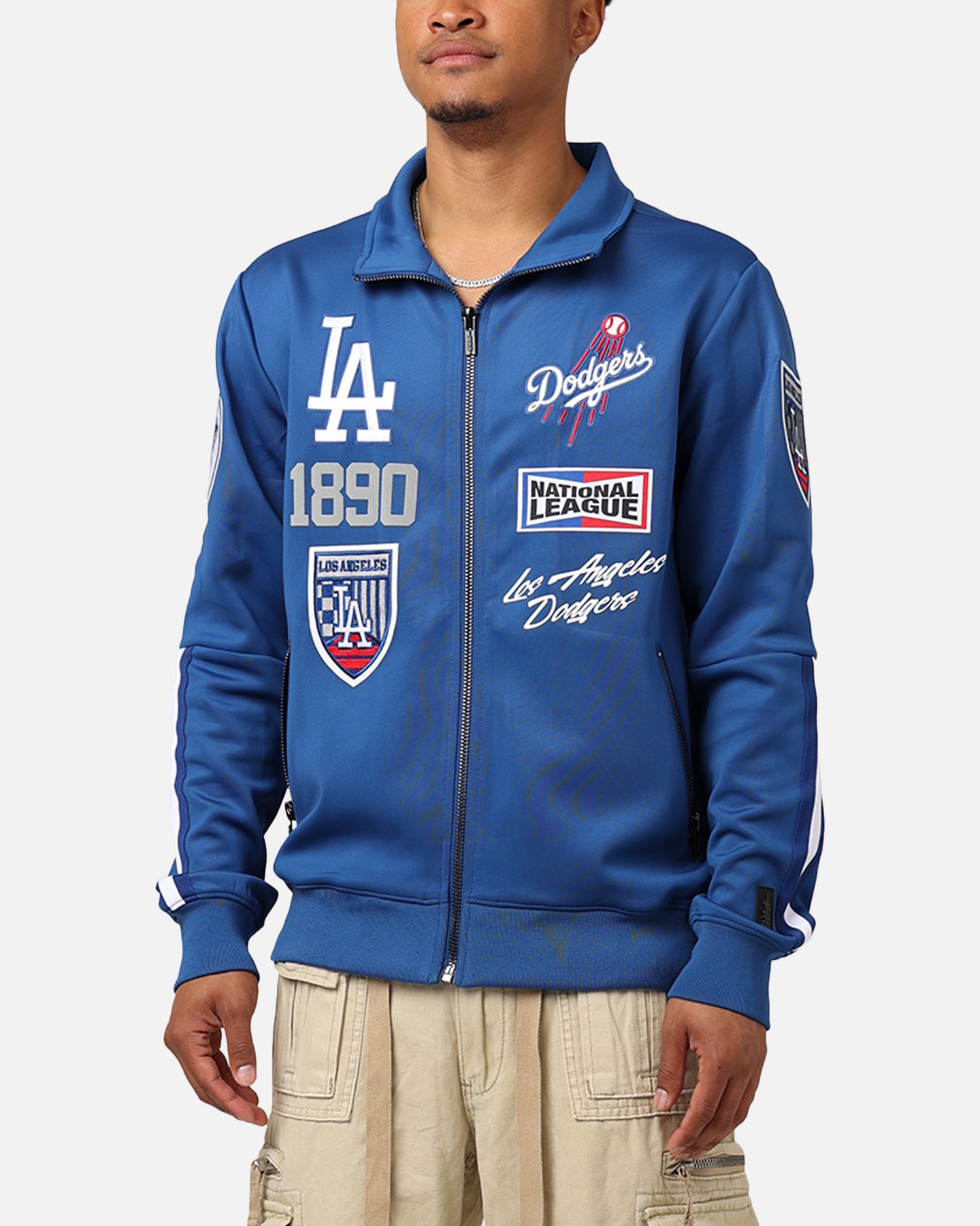 Pro Standard Los Angeles Dodgers Fast Lane Track Jacket Dodger