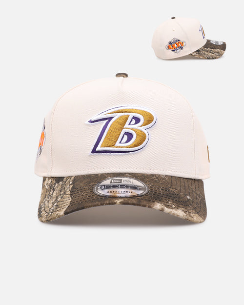 New Era Baltimore Ravens  'Realtree Visor' 9FORTY A-Frame Snapback Cream/Camo