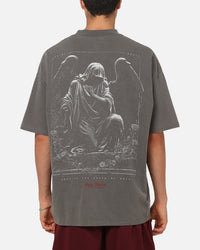 Saint Morta Divine Duty X T-Shirt Washed Charcoal