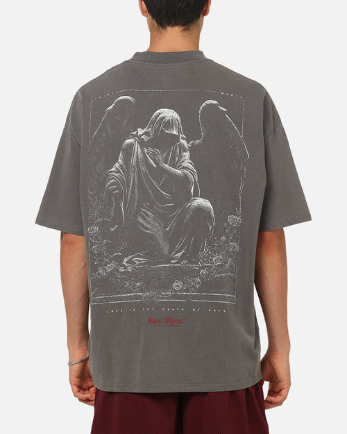 Saint Morta Divine Duty X T-Shirt Washed Charcoal