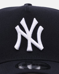 New Era New York Yankees 'College Crossover' New York University Violets 9FORTY A-Frame Snapback Navy/White