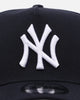 New Era New York Yankees 'College Crossover' New York University Violets 9FORTY A-Frame Snapback Navy/White