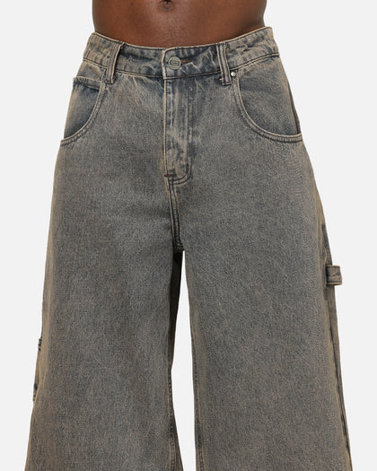 Carre Baggy Carpenter Jeans Washed Grey