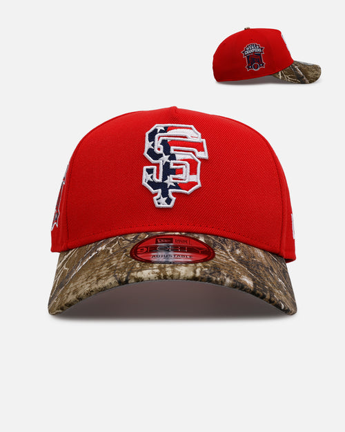 New Era San Francisco Giants 'Stars And Stripes' 9FORTY A-Frame Snapback Red