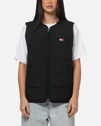 Tommy Jeans Heritage Flag Quilted Vest Black