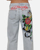 Ed Hardy Serpent Jeans  Mid Blue