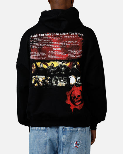 73Studio Men's Gears Of War '08 Gears 2 Disc Hoodie Black Size M