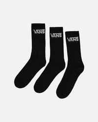 Vans Classic Crewcut Socks 9.5-13 3 Pack Black