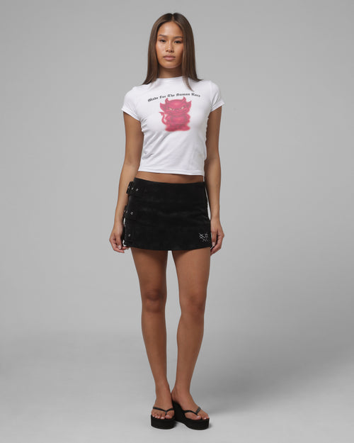 Loiter Women's Buckled Up Skirt Black