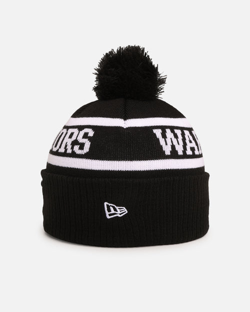 New Era New Zealand Warriors 'NRL Black White Beanies' Knitted Beanie Black